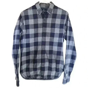 Scotch & Soda Amsterdam Couture Blue Buffalo Plaid Long Sleeve Size Medium